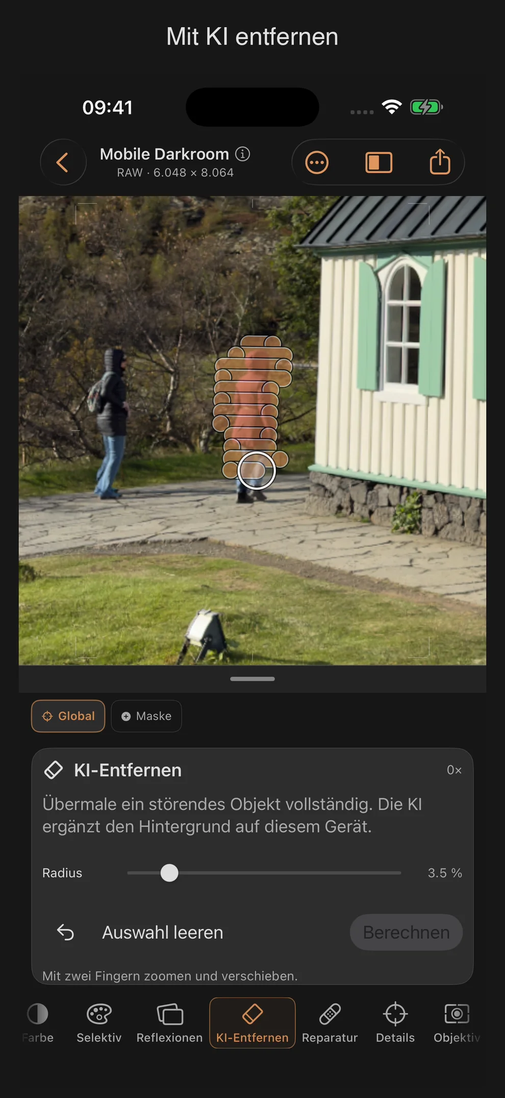 Mit KI entfernen